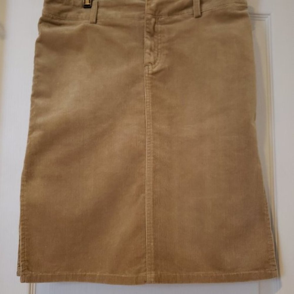 TRF Co corduroy cotton solid skirt